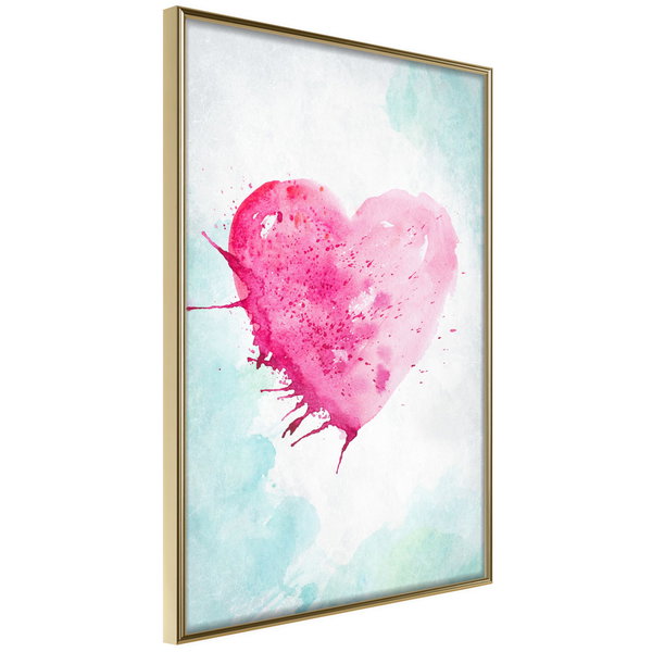Poster 'Watercolour Heart'