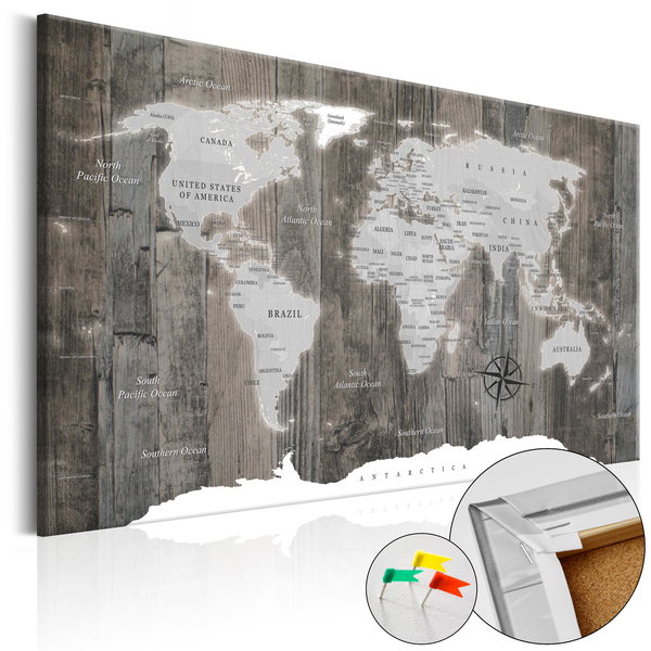 Decorative pinboard 'World of Wood'