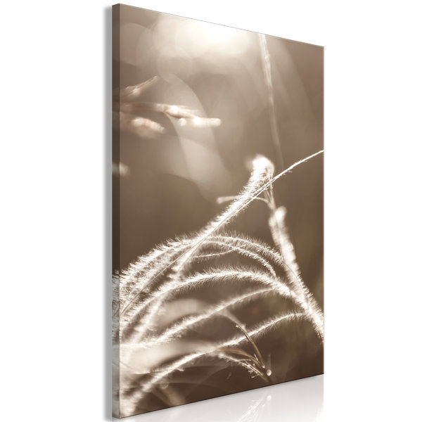 Umjetnički print na platnu 'Fluffy Grass Vertical'