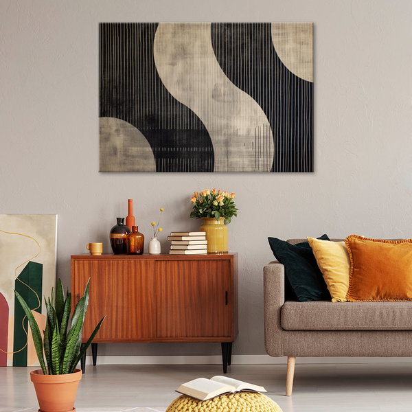 Kunstdruck auf Leinwand 'Modern Rhythm'