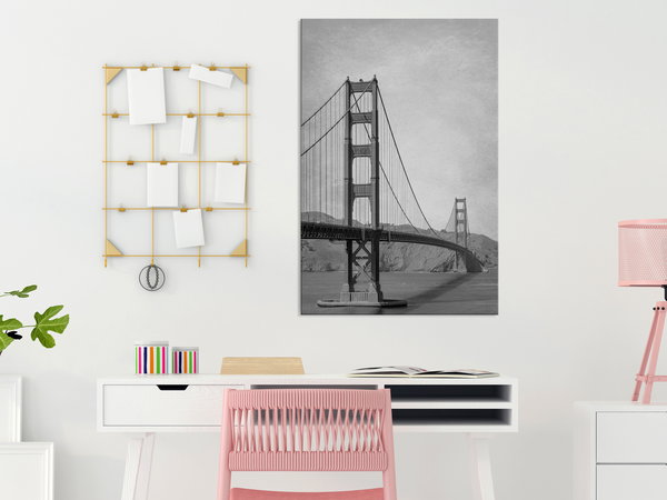Kunstdruck auf Leinwand 'Bridge Vertical'