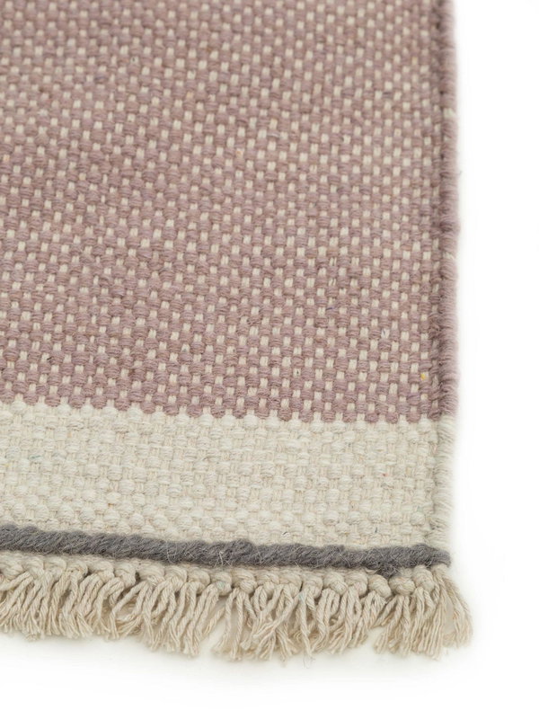 Design Wollteppich Karla Pink