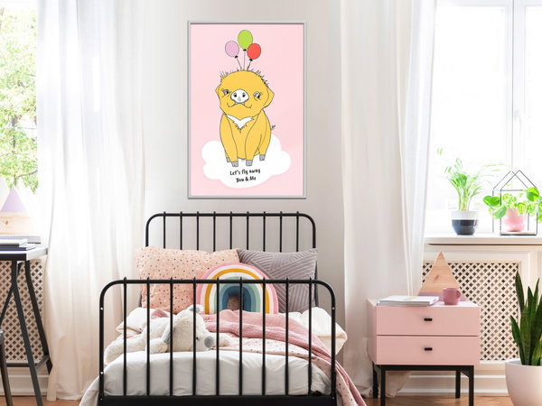 Poster 'Soaring Pig'