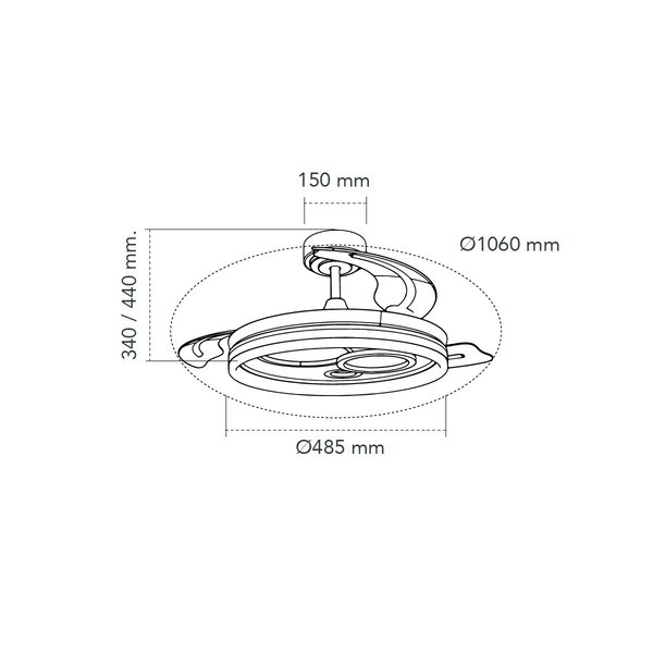 Deckenventilator 'Naira CCT'