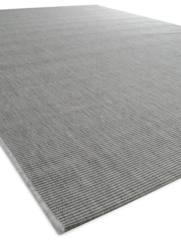 Tappeto fatto a mano 'Metro Light Grey' 80x150cm