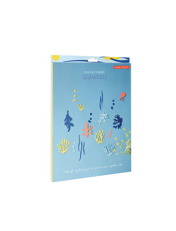 Wanddeko Papier 'Algen-Koralle'