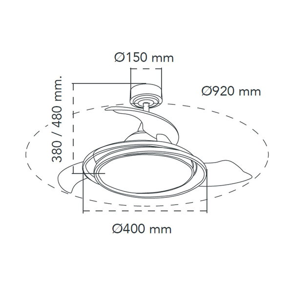 Deckenventilator 'Antila AM1'