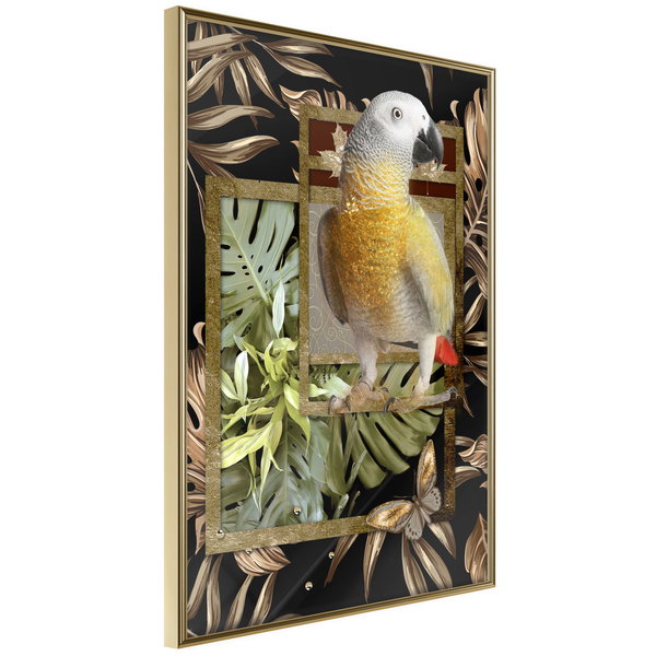 Poster 'Composition with Gold Parrot'