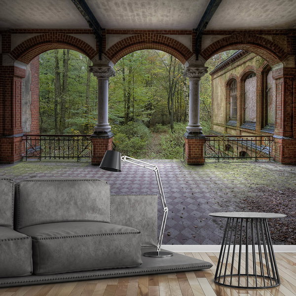 Tapete 'Vintage Villa Terrace' 400x267cm