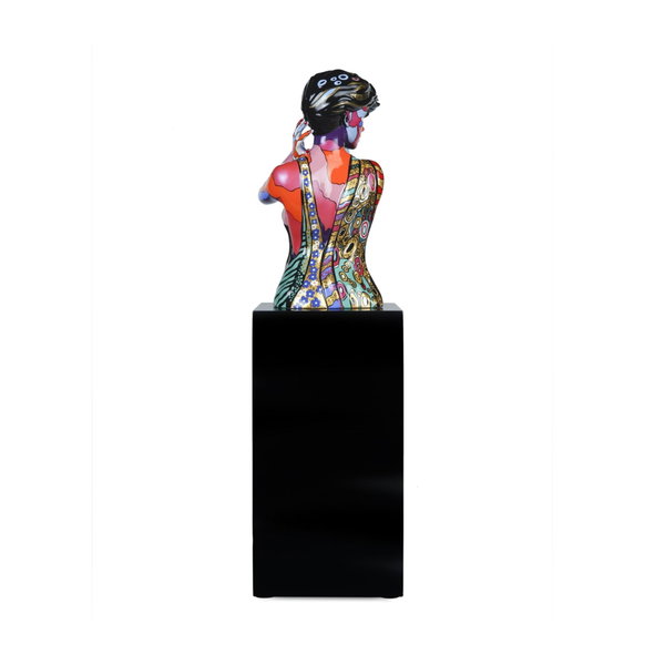 Figura di porcellana 'Aphrodite' di Lana Frey 15,5x51x14,5cm