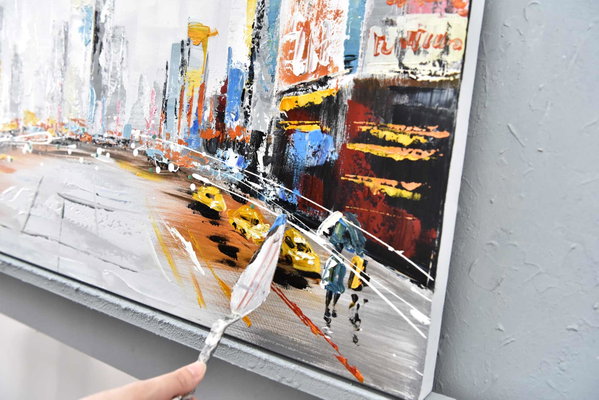 Artiste à l'œuvre