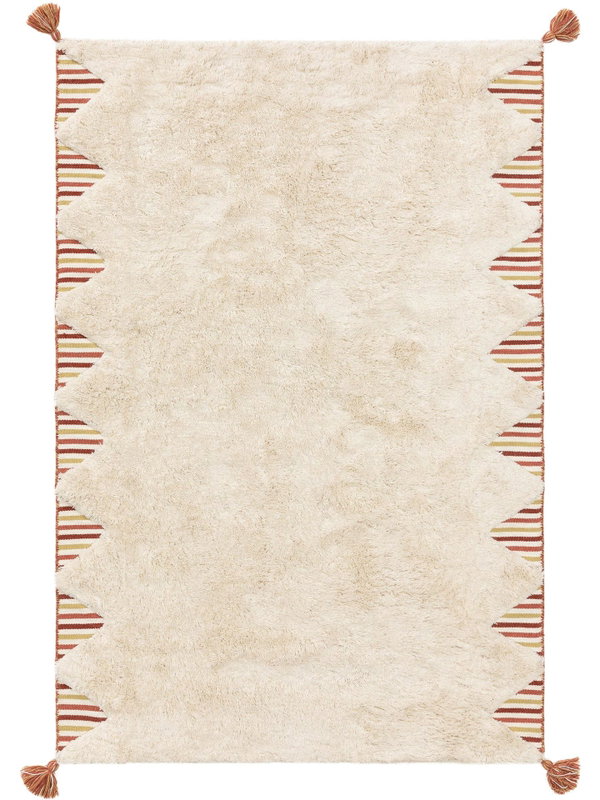 Design Wollteppich Floki Beige