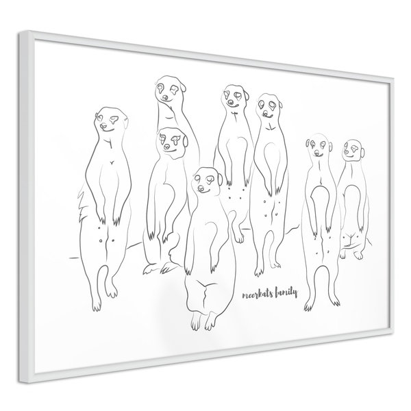 Poster 'Meerkats Family'