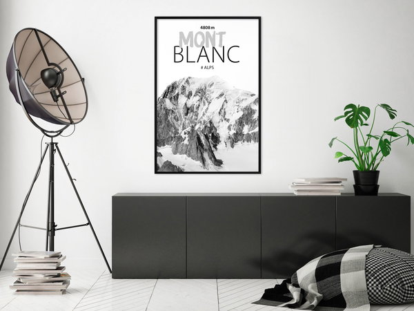 Poster 'Mont Blanc'