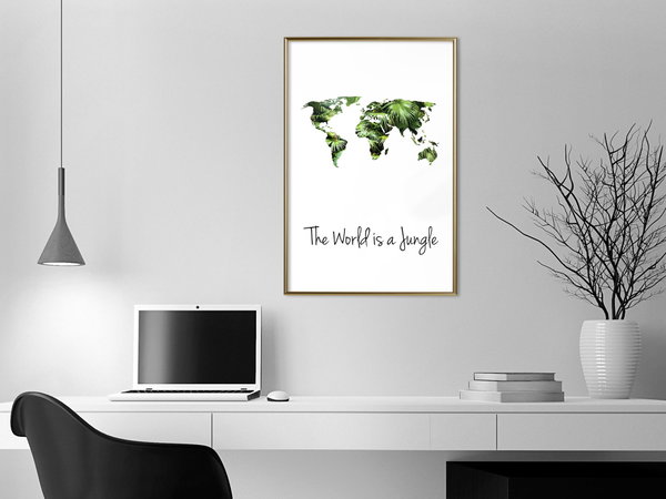 Poster 'We Live in a Jungle'