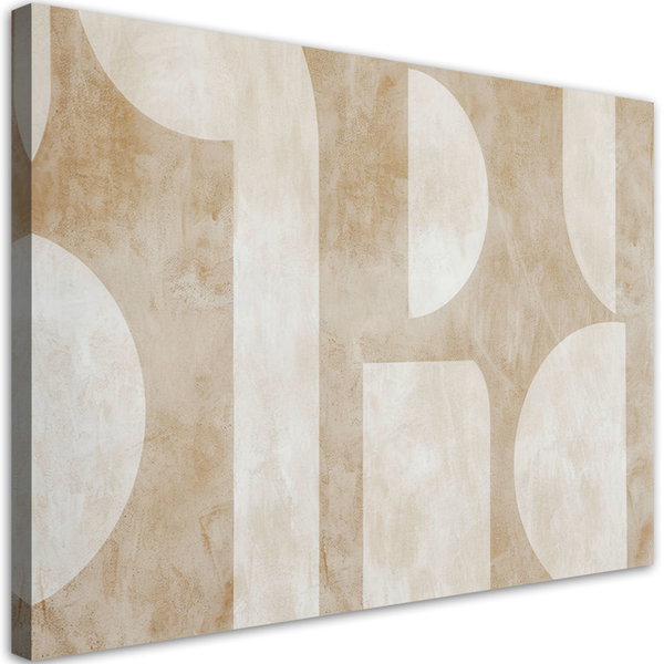 Kunstdruck auf Leinwand 'Neutral Abstraction'