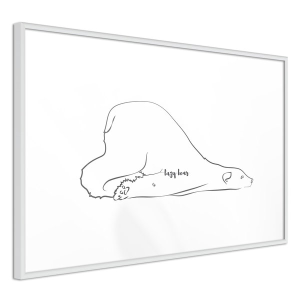 Poster 'Lazy Bear'