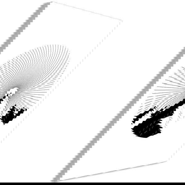 Impression sur toile 'Mountain at the Zenith Vertical'