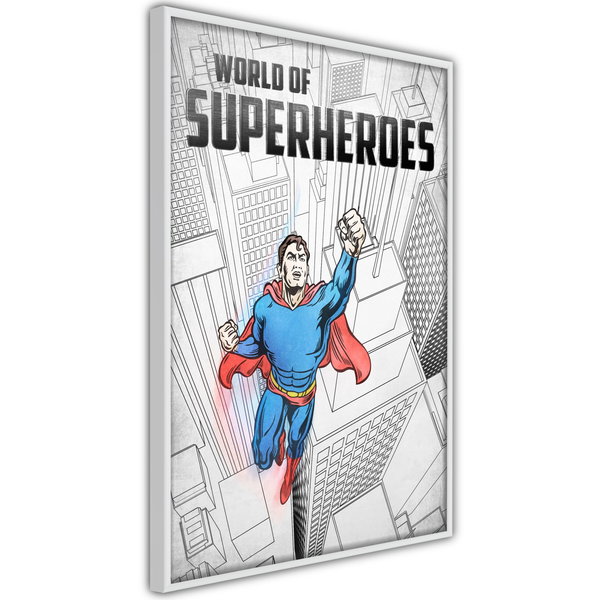 Poster 'World of Superheroes'