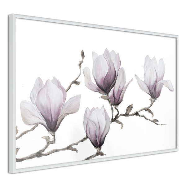 Poster 'Painted Magnolias'