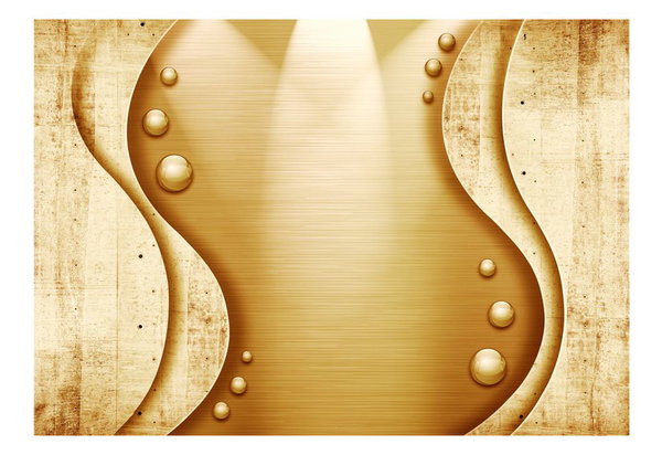 Selbstklebende Tapete 'Honey waves'