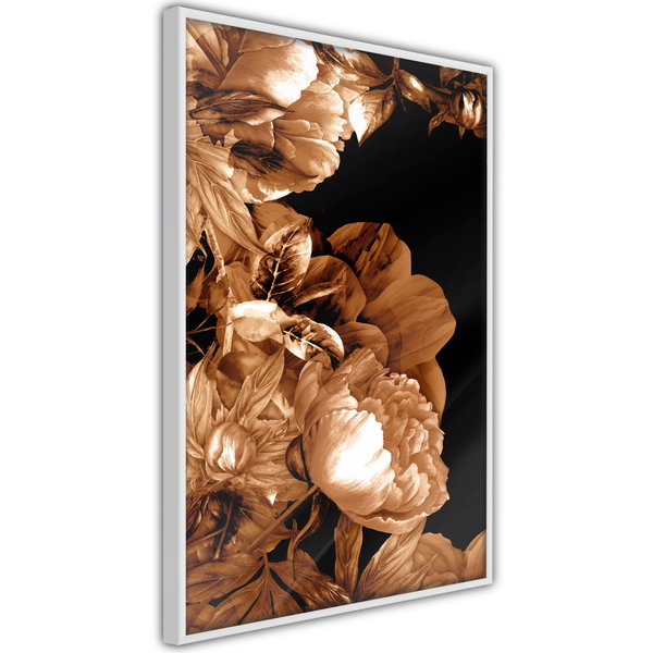 Poster 'Summer Flowers in Sepia'