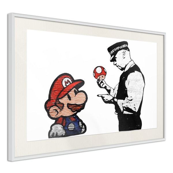 Poster 'Banksy: Mushroom Picker'