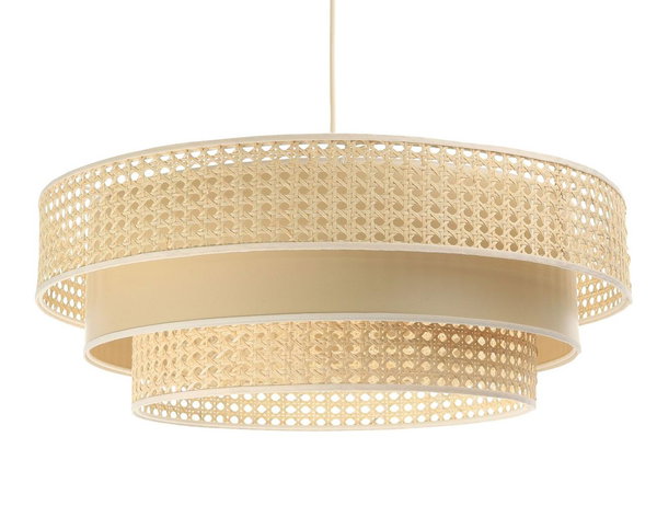 Suspension luminaire 'Rattan Lacey Prominent'