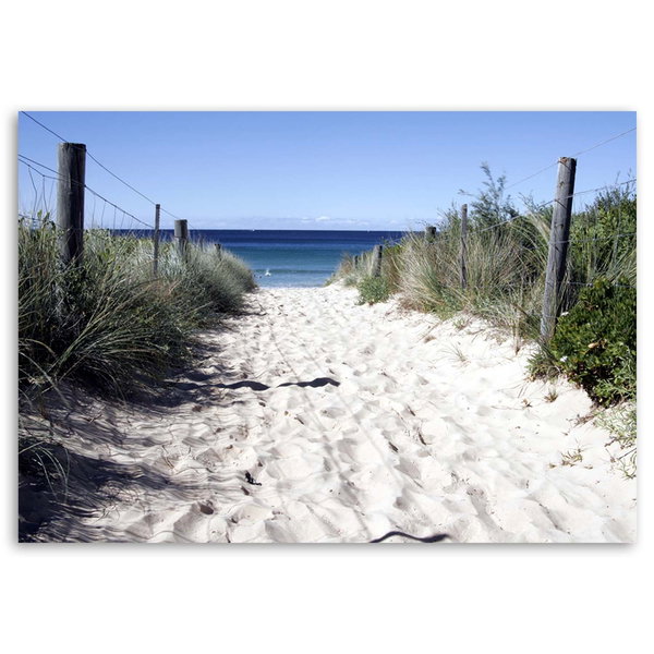 Kunstdruck auf Leinwand 'Ocean Step'
