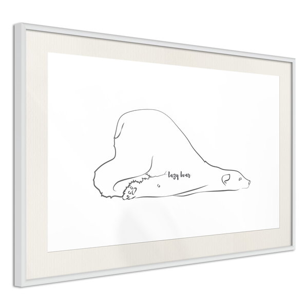 Poster 'Lazy Bear'