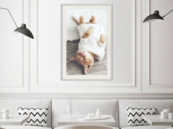 Poster 'Lazy Cat'