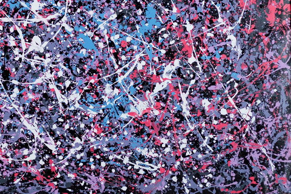 Pintura aplicada con generosidad