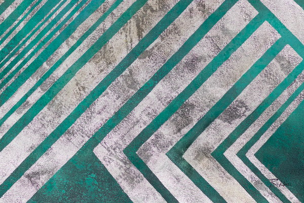 Großzügig aufgetragene Farben