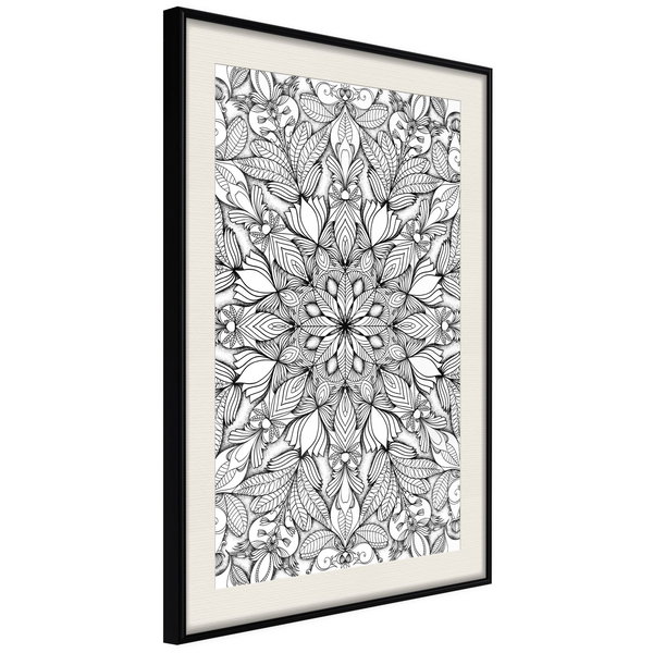 Poster 'Colourless Mandala'
