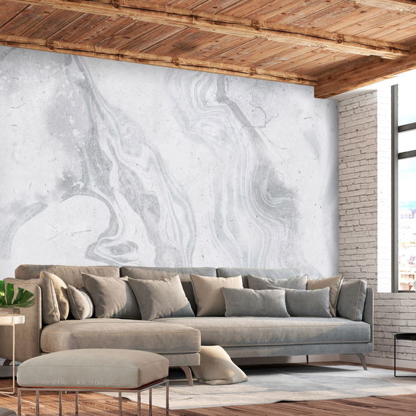 Papel de parede auto-adesivo &#039;Cloudy Marble&#039;