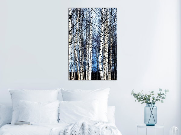 Kunstdruck auf Leinwand 'Frosty January Vertical'