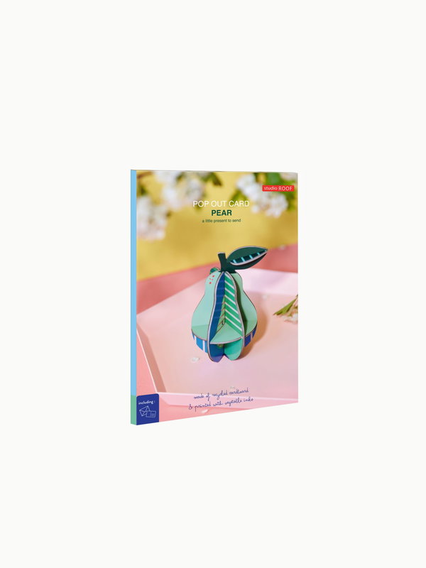 Papierskulptur 'Birnenregal'