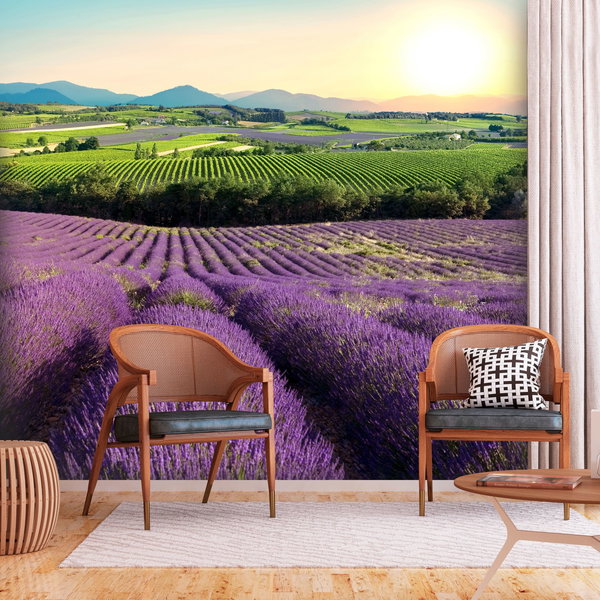 Papier peint 'Lavender Field'