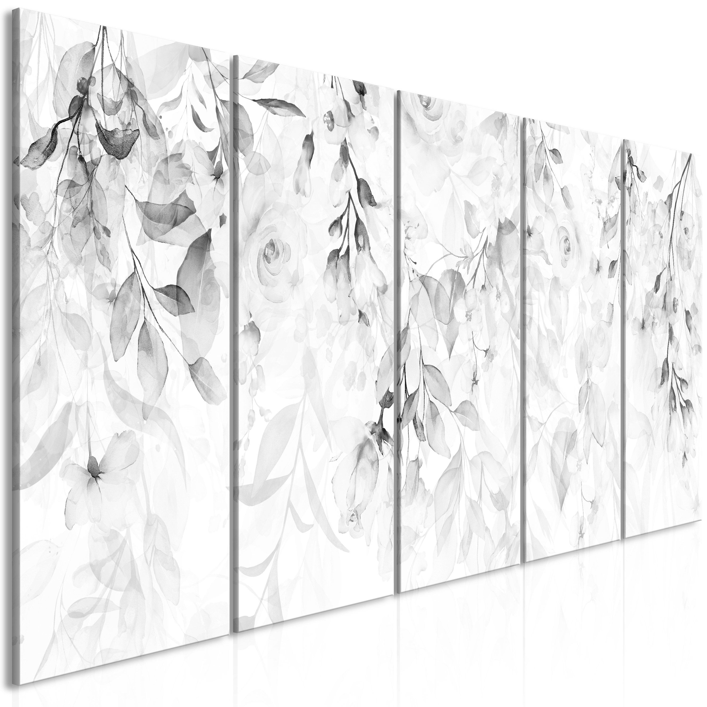 Compre Impress o Em Tela Waterfall Of Roses 5 Parts Narrow Third compre-impress-o-em-tela-waterfall-of-roses-5-parts-narrow-third