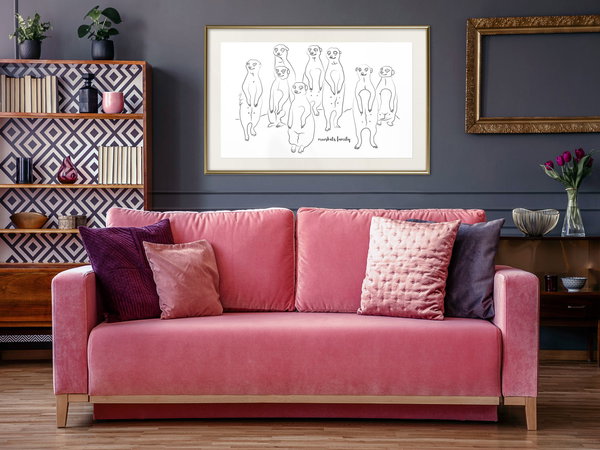 Poster 'Meerkats Family'