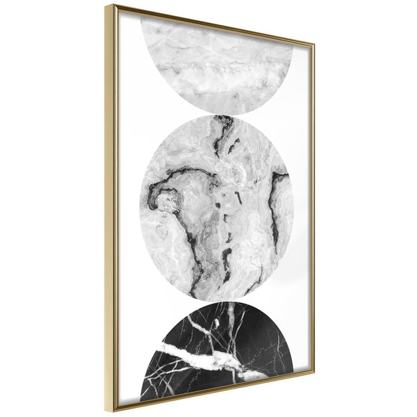 Poster 'Three Shades of Marble'