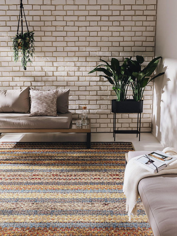Design In- &amp; Outdoor-Teppich Kenya Bunt