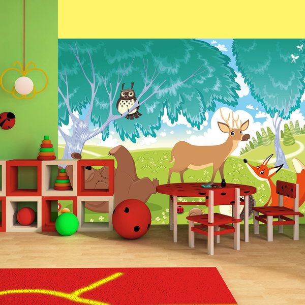 Papier peint 'Animals from the Green Kingdom'