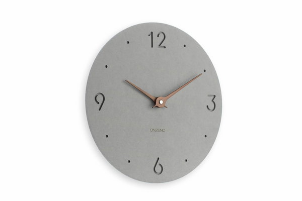 Minimalistische Wanduhr