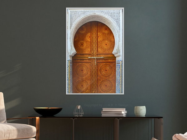 Poster 'Closed Passage (Brown)'