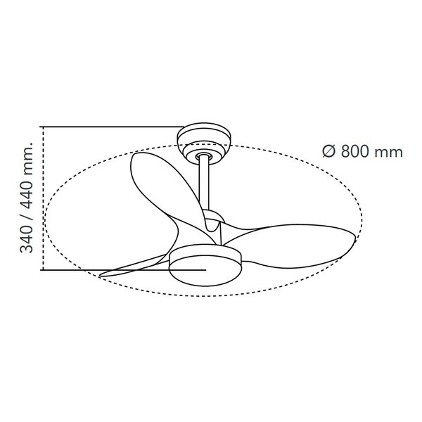 Deckenventilator 'Stel MN1'