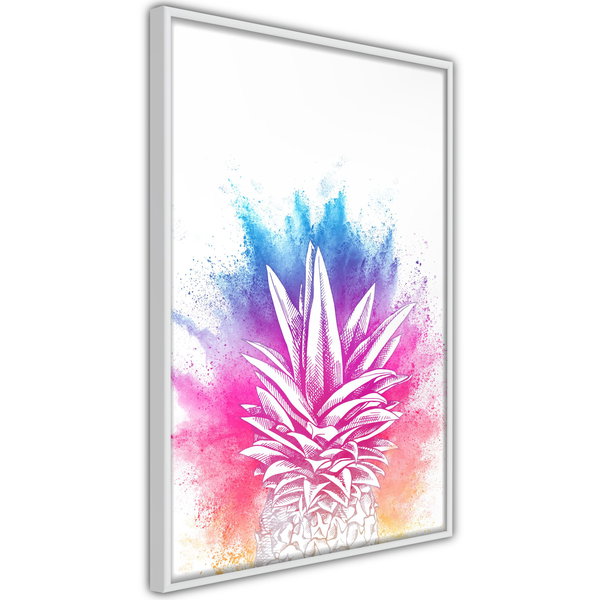 Poster 'Colourful Pineapple'