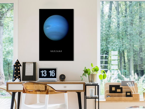 Cuadro impreso sobre lienzo 'Neptune Vertical'