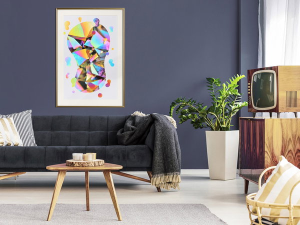 Poster 'Abstract Light Bulb'