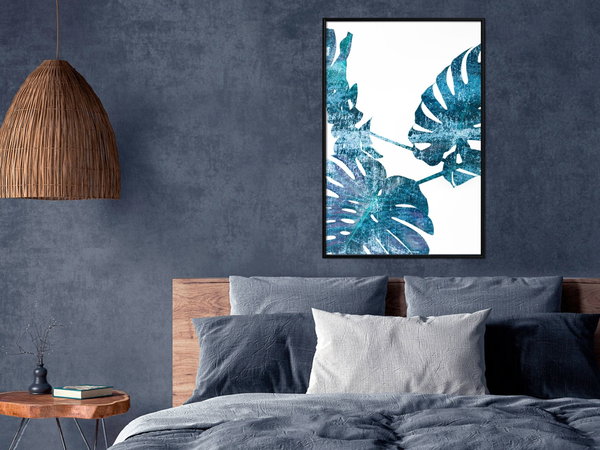 Poster 'Sapphire Monstera'